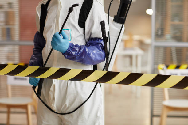 Professional Sewage Cleanup technician working in Stevens Point, WI